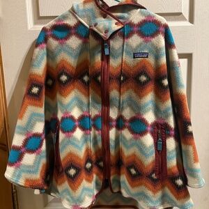 Patagonia Synchilla Poncho Timber Twist